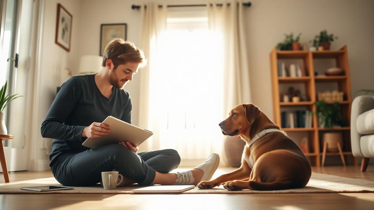 Animal behavior consultation at home