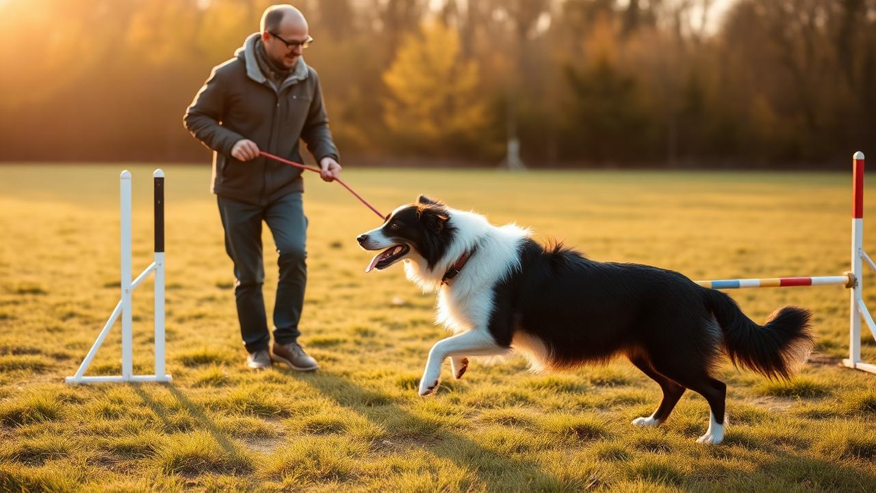 Animal training session